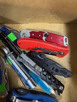 Pocket Knives Lot of 11 various styles