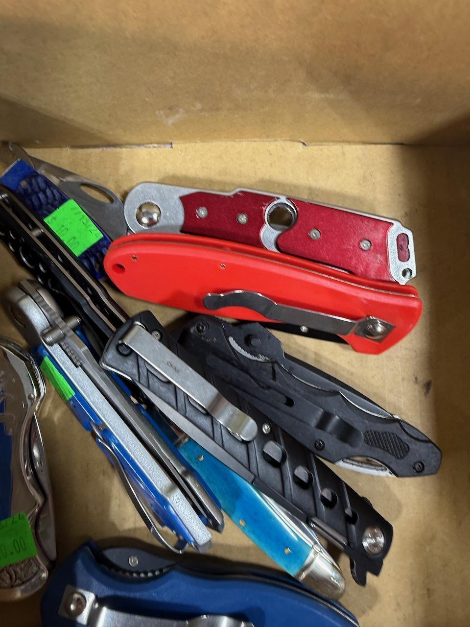 Pocket Knives Lot of 11 various styles