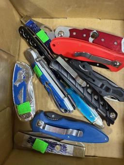 Pocket Knives Lot of 11 various styles