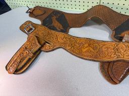 Holster Belts - 2 in lot, 2 Holster and 1 Holster