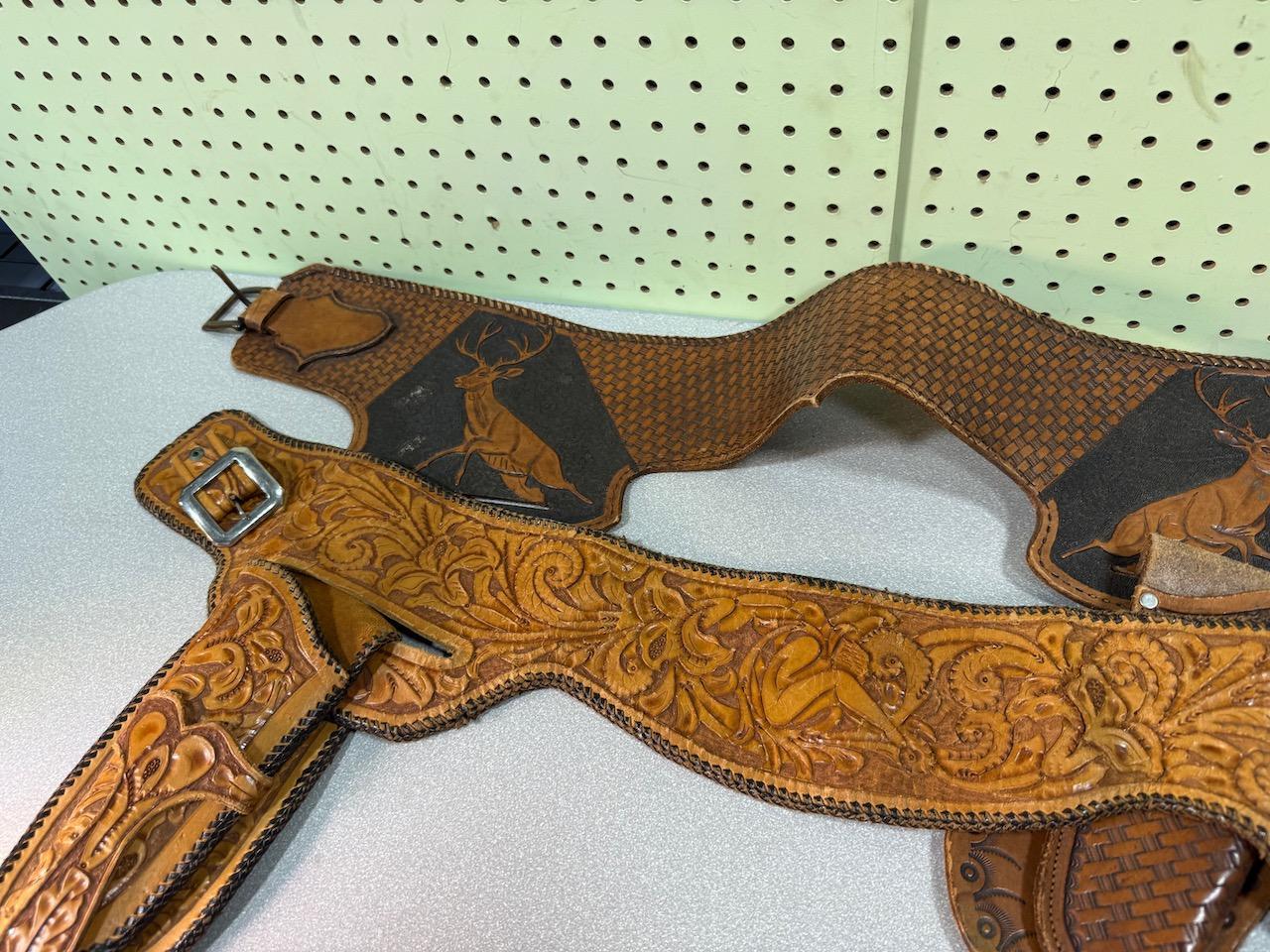 Holster Belts - 2 in lot, 2 Holster and 1 Holster