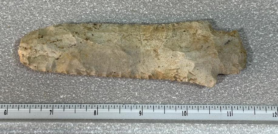 Arrowheads and Artifacts Large Stemmed Point 5" probably MO.