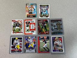 Joe Burrow 10 card lot w/ RCs Bengals