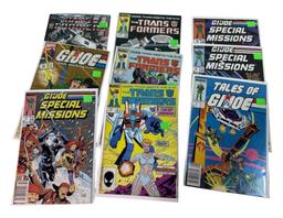 Marvel Comic Lot of 10 including GI Joe and Transformers