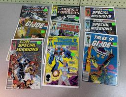 Marvel Comic Lot of 10 including GI Joe and Transformers