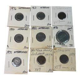 Netherlands Coin Collection, 1950s-1970s, Includes 1 Gulden