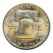 1962 Franklin Half Dollar, 90% silver