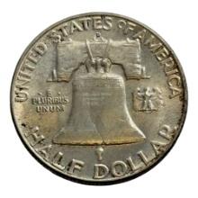 1962-D Franklin Half Dollar, 90% Silver