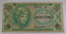 U.S. Military Payment Certificate, Series 641, Ten Cents