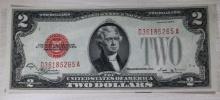 1928E U.S. $2.00 Banknote, Red Seal
