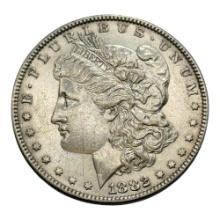 1882 Morgan Silver Dollar Coin, 90% silver
