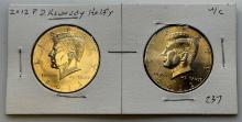 2012 Kennedy Half Dollar Coins, P and D Mint Marks, U.S. Mint, sells times the money