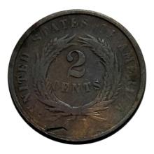 1864 United States 2 Cent Piece, Civil war coin