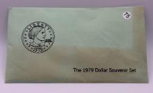 1979 Susan B Anthony Dollar Souvenir Set, sealed