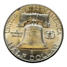 1950 Franklin Half Dollar, 90% Silver