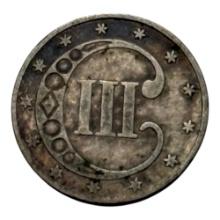 1853 United States Three-Cent Silver Piece