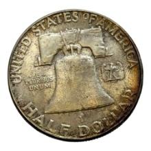 1961 Franklin Half Dollar, 90% Silver
