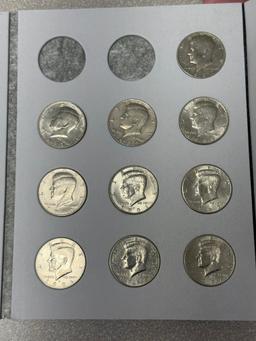 Half Dollar book w/ 25 misc Half Dollars included