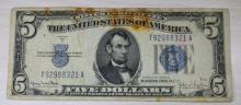 1934D Series $5 Silver Certificate