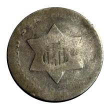 185_ United States Three-Cent Silver Coin