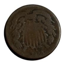 1868 United States 2-Cent Piece