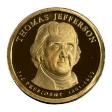 2007 Thomas Jefferson Presidential $1 Coin, United States Mint