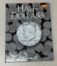 Half Dollar book w/ 25 misc Half Dollars included