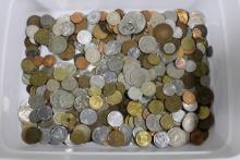 5+ pounds of Foreign Coins