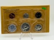 1960 United States Mint Coin Set, with Franklin Half Dollar and more