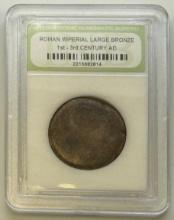 Roman Imperial Large Bronze Coin, 1st-3rd Century AD, INB Certified