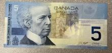 2002 Canada $5.00 Banknote
