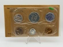 1961 United States Mint Coin Set, with Franklin Half Dollar and more