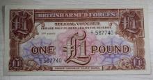 British Armed Forces One Pound Special Voucher, 3rd Series