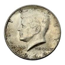 1964 Kennedy Half Dollar, 90% Silver