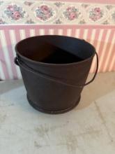 Large cast iron Kettle - Footed Bottom repaired, pitted