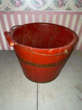 Wooden Bucket 12" across, 10" Tall