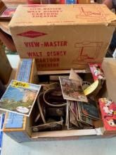 Vintage Sawyer's View-Master with Walt Disney Cartoon Theatre Box & Reels