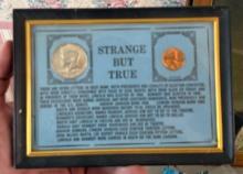 Lincoln and Kennedy Novelty Coin Set w/ 1968 Kennedy Half Dollar