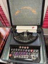 Compact Typewriter w/ Case - Monarch Pioneer