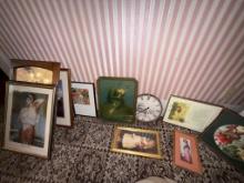 Wall Art - Huge Lot 12+ items Largest is Mirror 17" x 26"