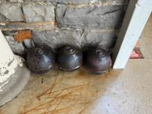 3 Smudge Pots