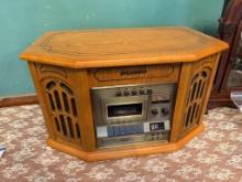 Sylvania Stereo System with Turntable, CD, Cassette, and Radio