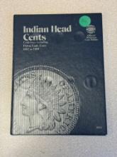 Whitman Coin Collection, Indian Head & Flying Eagle Cents, 1857-1909, asst dates as pictured