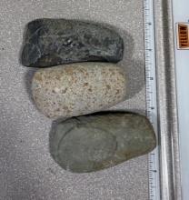 Arrowheads and Artifacts - Lot of 3 Stone Celts Largest 3 1/2"