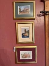 3- Framed Marion PIctures