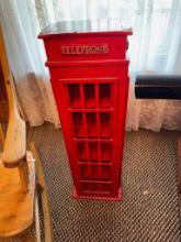 Curio Cabinet wooden 34" tall