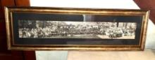 Marion High School 1919 Framed Panoramic Photograph, "yard long" approx 17 x 53 inches overall