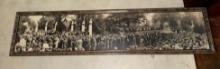 President Harding Funeral photo American Photograph Co framed 45" long