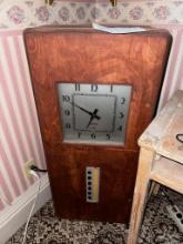 Clock Principal's Office Standard Pearl St. School Marion w/ intercom buttons