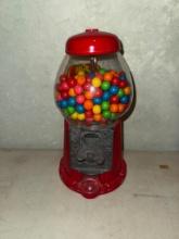 Jelly Belly Gumball Machine, Red, 12 inches, Coin-Operated, no key